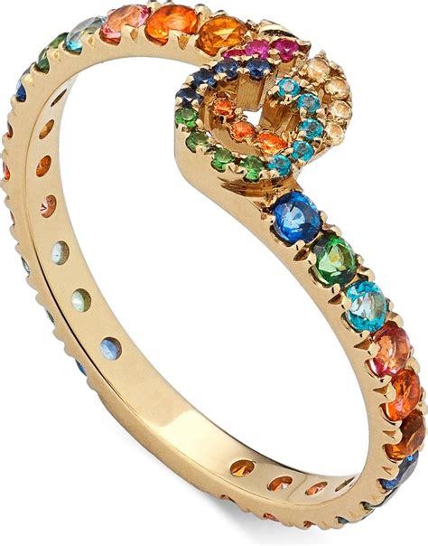 irange gem gucci ring